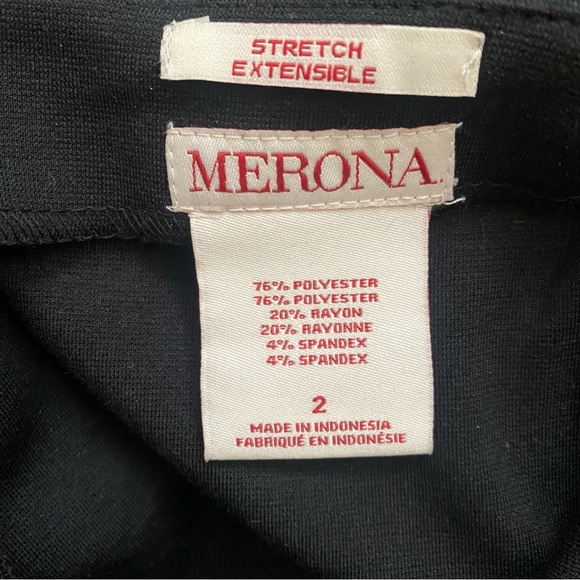 MERONA • NEW! Colorblock Stretch Bodycon Skirt - Size 2 - Picture 3 of 12